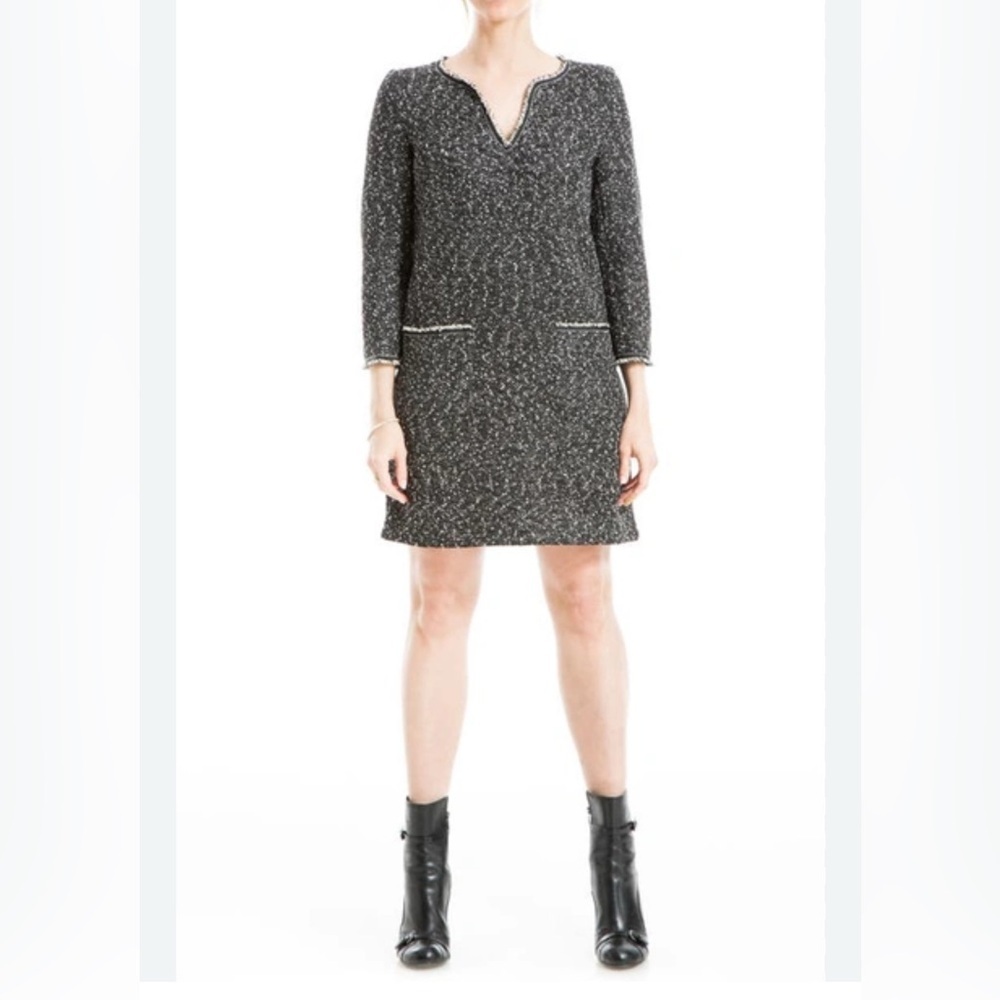 EUC MAX STUDIO TWEED DRESS